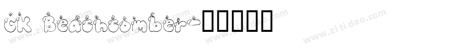 CK Beachcomber字体转换